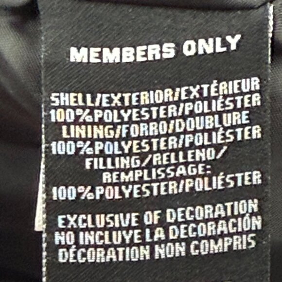 Members Only Men's Garfield & Odie Black Puffer Hoodie Jacket Size Large NWT - Picture 10 of 13